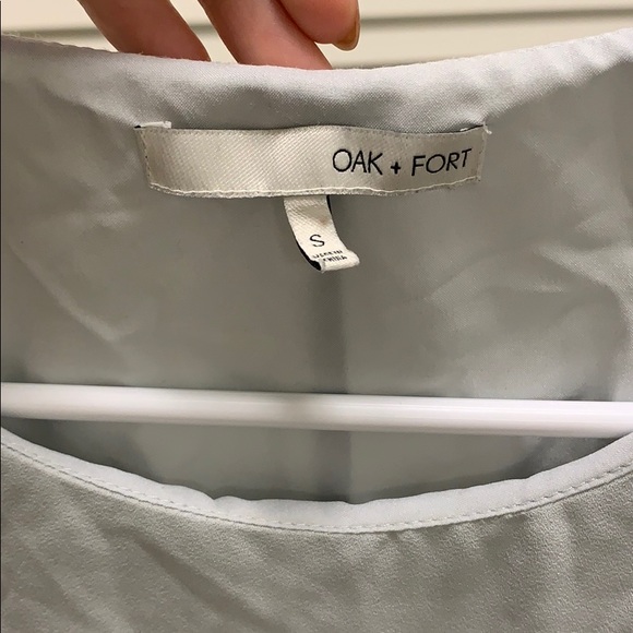 Oak and fort light green cropped shirt - Picture 3 of 3